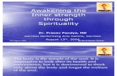 Awakening the  Inner strength  through  Spirituality