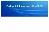 Matthew 9 12
