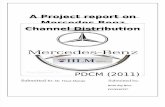 A Project Report on Mercedes Benz Channel ion Document