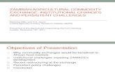 ZAMACE - Institutional Changes and Persistent Challenges - Dec 2011