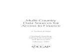 Assignment 2- Reading Recommended Multi Country Data Sources Access Finance