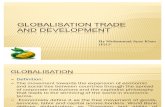 Globalization Trade and Development
