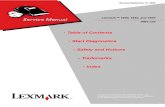 Manual de Servicio Lexmark T640 - T642 - T644