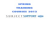 Spring Course Flyers 2011