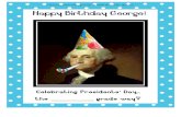 Happy Birthday George!  Presidents' Day Learning Center