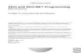 ADO and ADO.net Programming