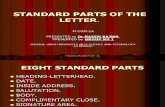 Standard Parts of the Letter