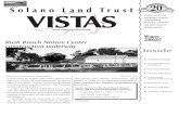 Winter 2006 - 2007 Vistas Newsletter, Solano Land Trust