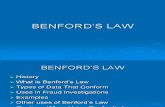 BENFORD ’S LAW