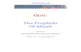 Kids Quiz - The Prophets of Allah Part One by