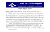 Dec2011 Messenger - Holiday Celebrations Messenger - Masonic Homes of California