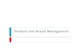 Product and Brand Management in Marketing
