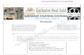 Galvanic Coating Spare Parts