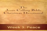 Jesus Calling Bible Christmas Devotional - Week 3: Peace