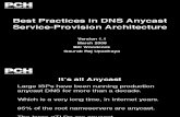 Anycast DNS Service Architecture