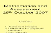 Mathematics Leadership 25-10-07