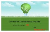 Telecom Dictionary Words