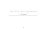 Japan; Utilization of food wastes for urban peri-urban agriculture in Japan