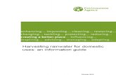 UK; Harvesting Rainwater for Domestic Uses: An Information Guide