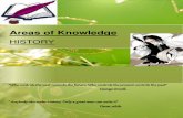 Areas of Knowledge History