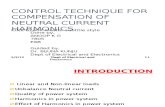 Control Technique for Compensation of Neutral Current Harmonics