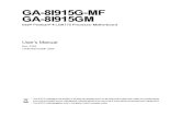 Motherboard Manual 8i915gmf e