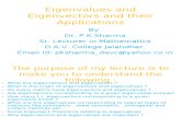 23290356 Eigenvalues and Eigenvectors and Their Applications