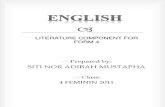 Literature Component for Form 4