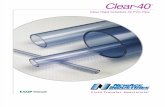 Clear-40 PVC Pipe