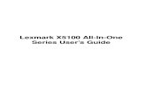 Lexmark X5100 Series User's Guide