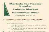Input Market and Rent Ch 10&11
