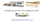 Google Search 101