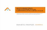 Automating the Exemption Certificate Lifecycle
