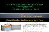 Study of Virtualization Technology AND IT’S benefits in SME