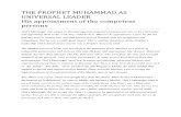 The Prophet Muhammad as Universal Leader