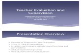 Teacher Evaluation and Supervision