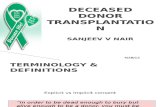 Deceased Donor Transplantation