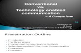 Conventional vs Technological Communication