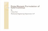 09 - Finite Element Formulation of Solid Continua