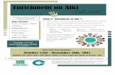 Enrichment on Alki Fall 2011 Brochure - Classes Postponed