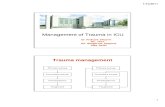 Management of Trauma in ICU