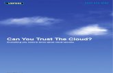Cloud Security What You Need to Know