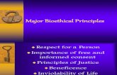 Major Bio Ethical Principles