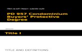 PD 957 Condominium Buyers’ Protective Degree