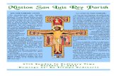 Mission San Luis Rey Parish Bulletin for 10/02/2011