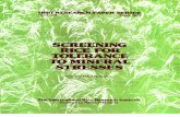 IRPS 6 Screening Rice for Tolerance to Mineral Stresses