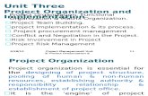 Project Organization & Implementation