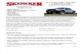 SkyJacker Dodge D45510 Install Manual