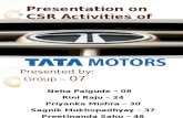 Csr- Tata Motors Group 7