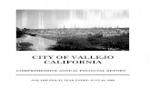 City of Vallejo - 050610 - Comprehensive Annual Financial Report